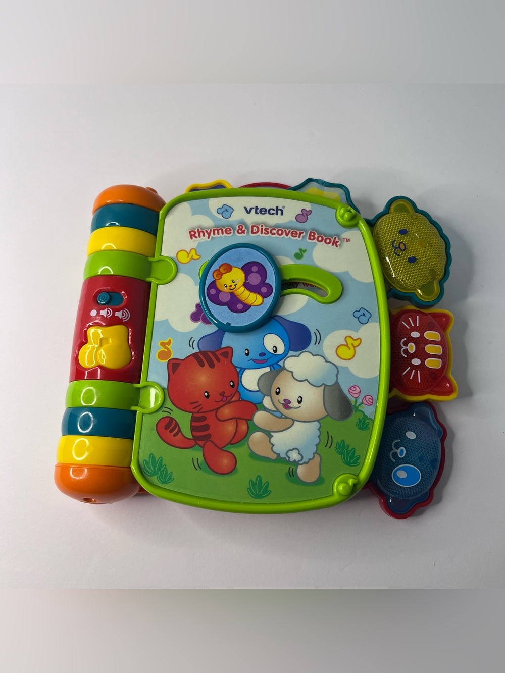 *Tested Works* Vtech Rhyme & Discover Book Musical 8" Plastic Nursery Rhymes